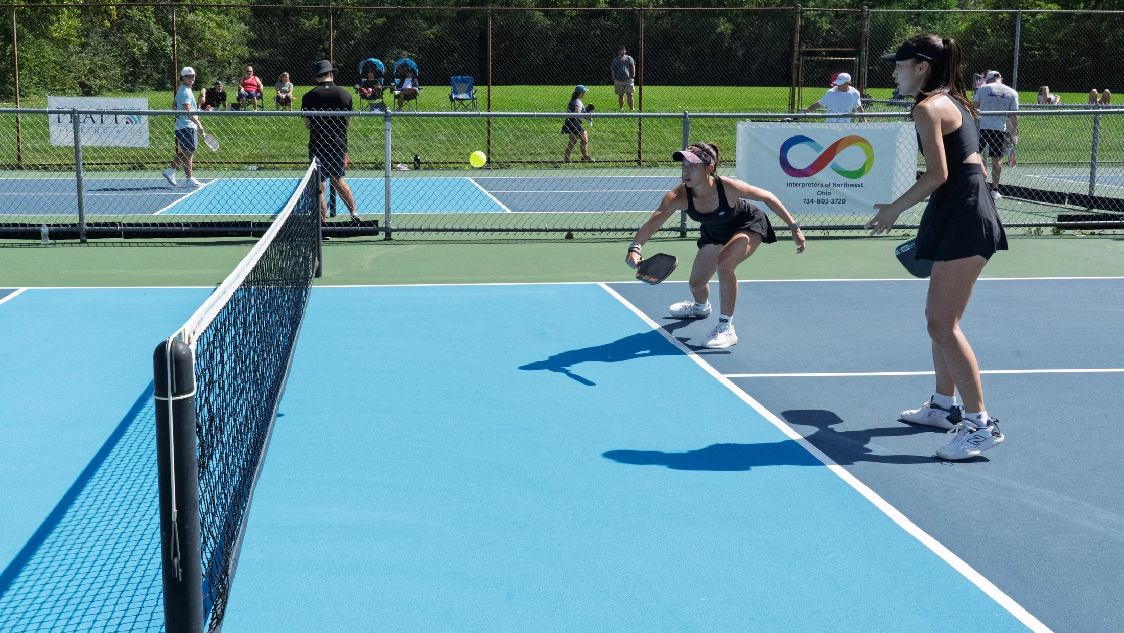Doubles players compete at the 2026 GCPA Championships